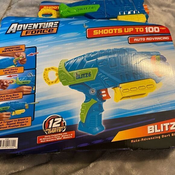 *NIB* Adventure Force Blitz 6 Auto Advancing Dart Blaster - Picture 2 of 2